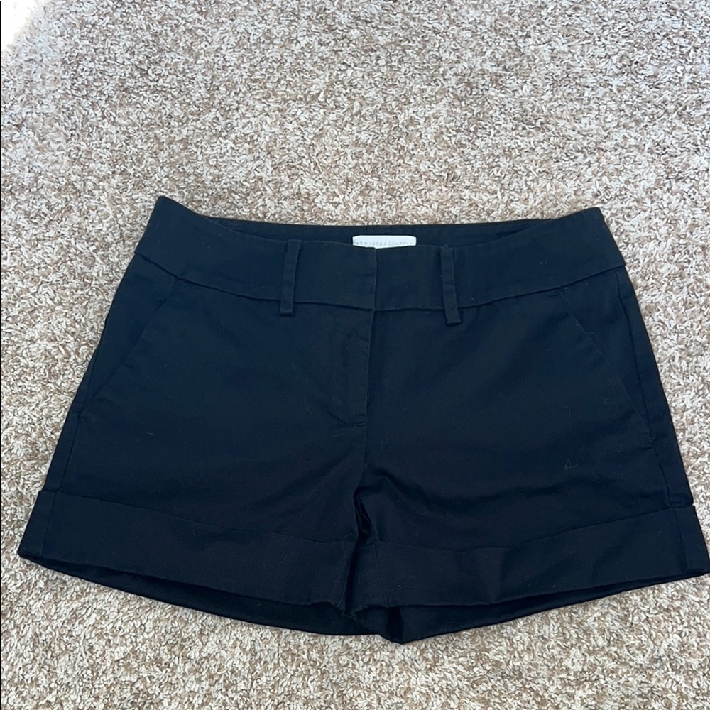 New York & Company Black Athletic Shorts Size 2 - Picture 3 of 9